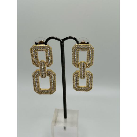 Eye Candy LA Luxe Collection 18k Gold Plated Earrings - Picture 6 of 11